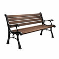 Banc de jardin en bois et fonte 150 cm