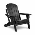 Fauteuil Adirondack en polyéthylène noir