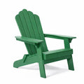 Chaise Adirondack en bois recyclé vert
